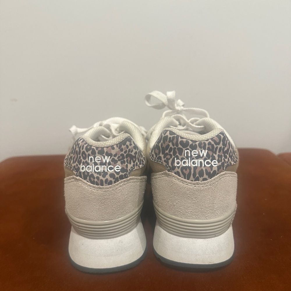 New Balance 515 Beige Leopard Print Classic Sneakers animal print - Picture 8 of 10
